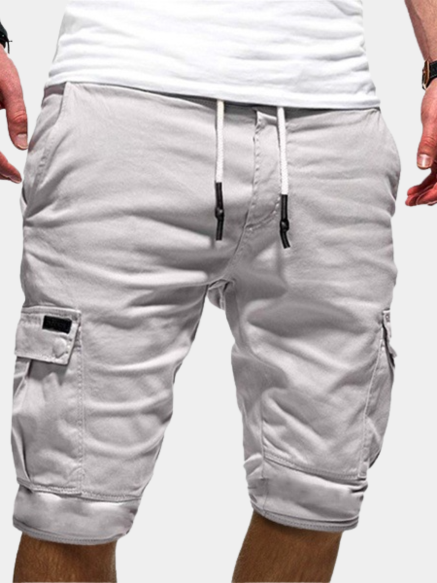 MULTI-POCKET CARGO SHORTS FOR MEN