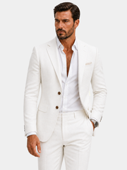 SLIM-FIT NYLON SUIT FOR MEN