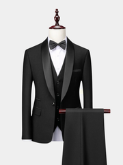 SLIM FIT THREE-PIECE SUIT FOR MEN