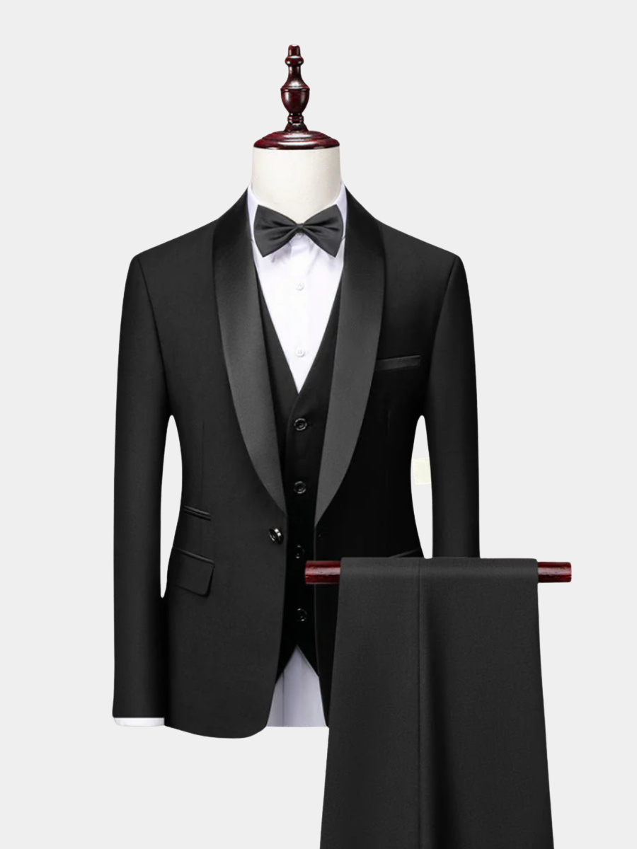 SLIM FIT THREE-PIECE SUIT FOR MEN