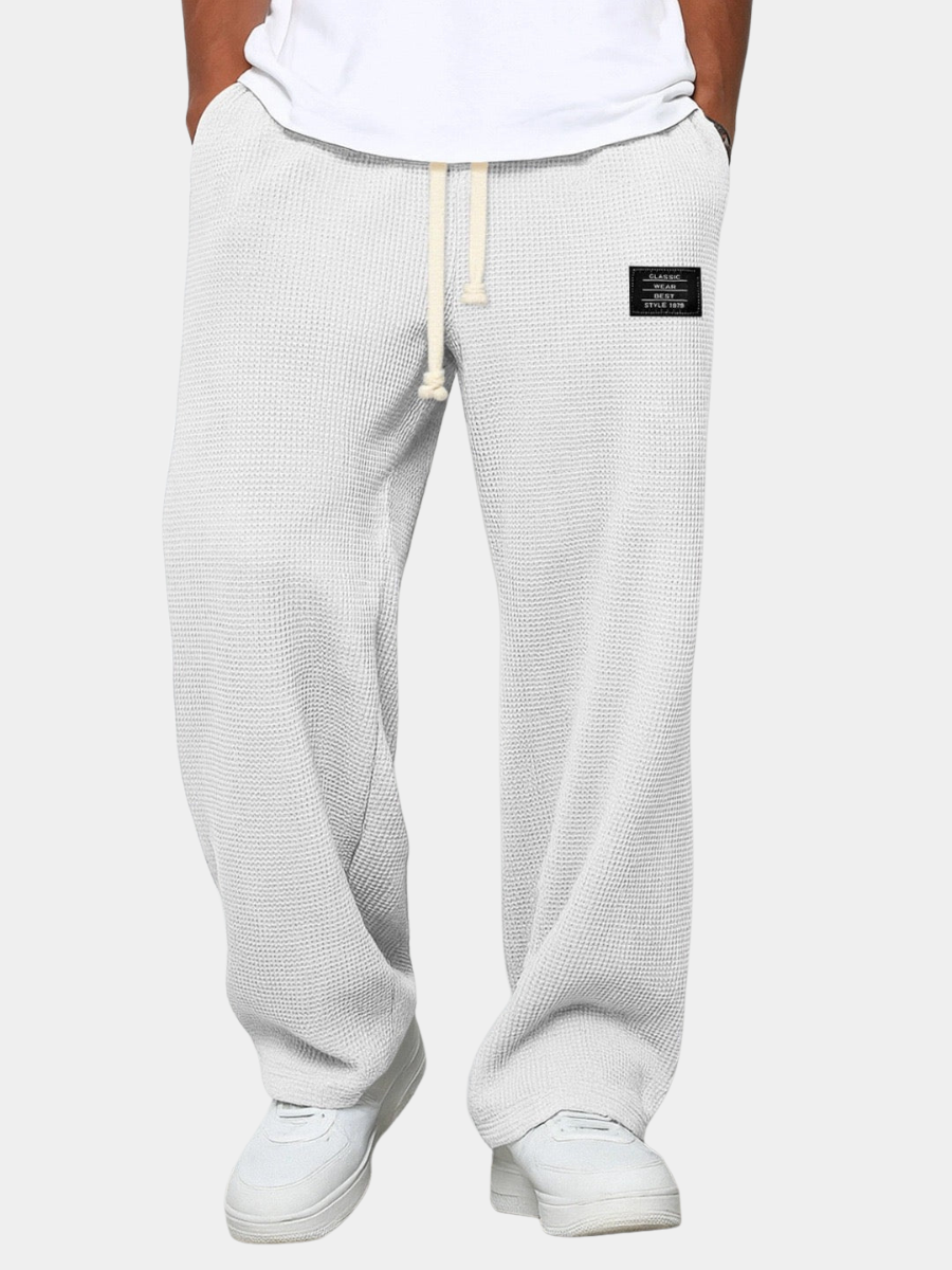 RELAXED DRAWSTRING TROUSERS FOR MEN