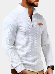 ZIPPER KNIT SWEATER FOR MEN