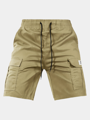 ELASTIC CARGO SHORTS FOR MEN
