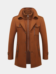 WOOL BLEND TWEED JACKET FOR MEN