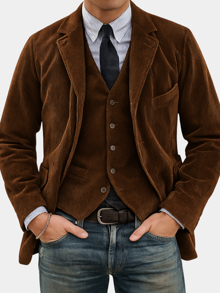 TWO PIECE BLAZER SET FOR MEN