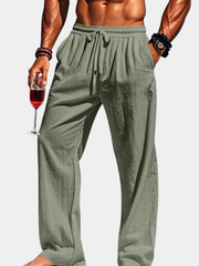 LINEN SUMMER TROUSERS FOR MEN