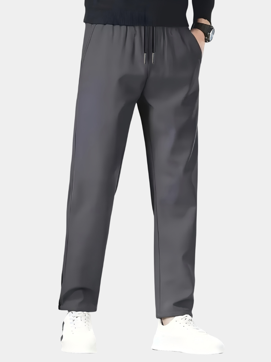 CROPPED FLEECE-LINED TROUSERS FOR MEN