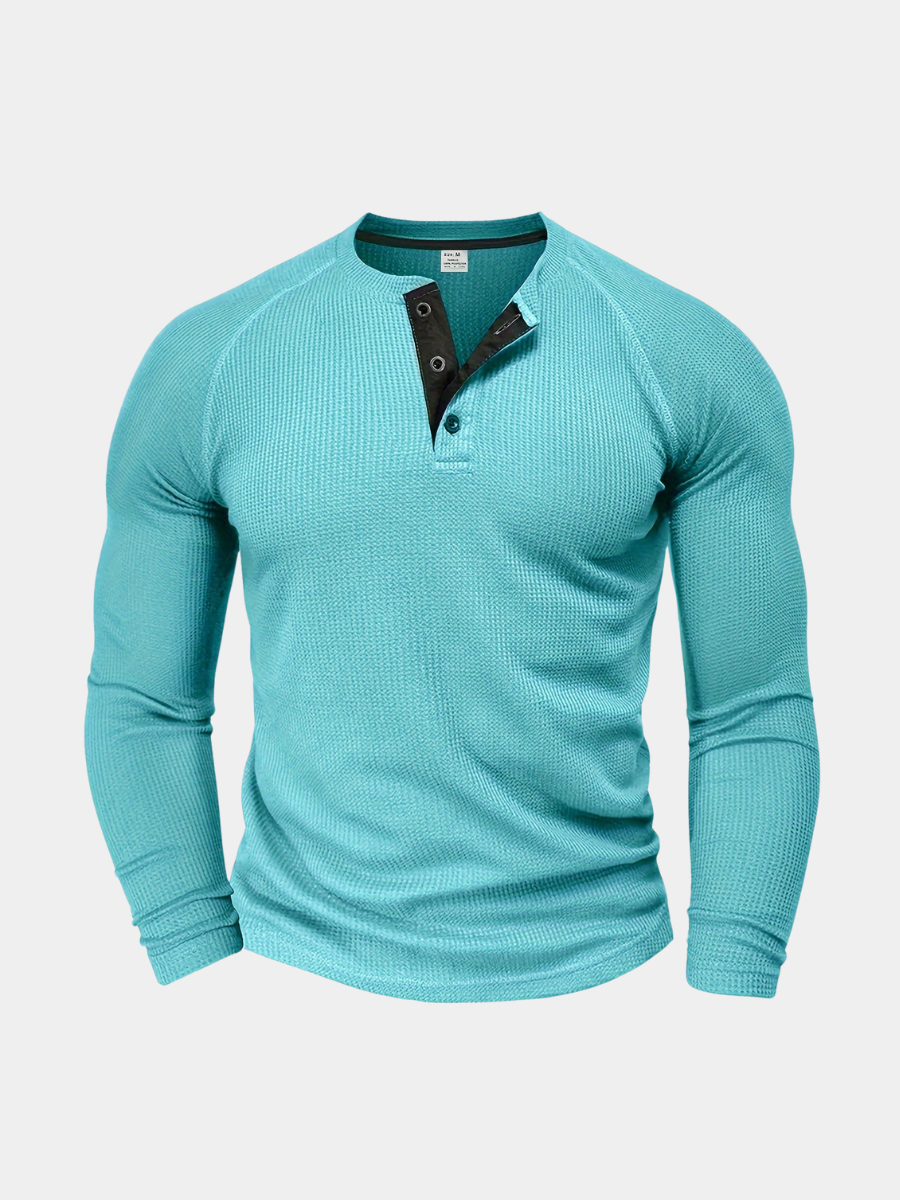 CREW NECK KNIT SHIRT FOR MEN