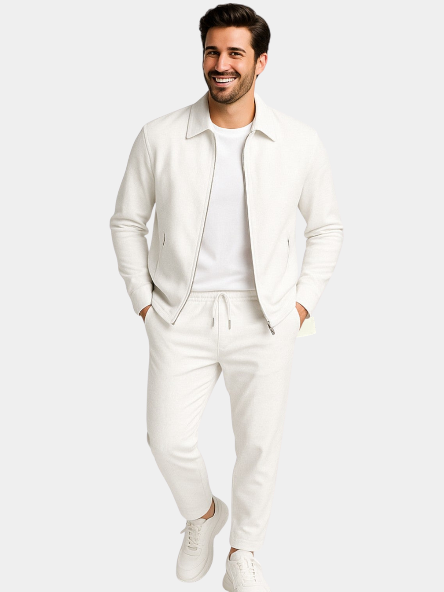 SLIM COTTON SUIT FOR MEN