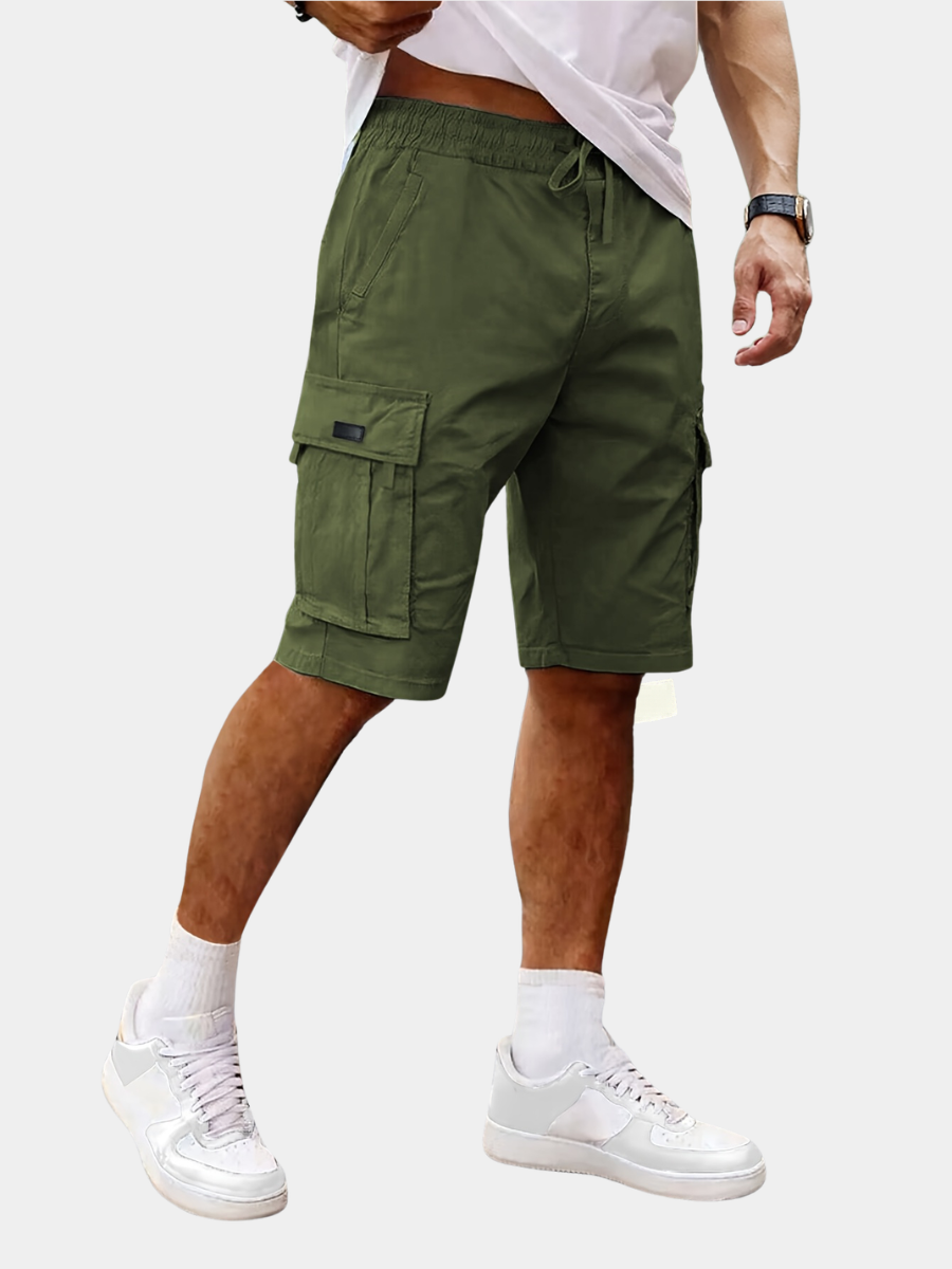 DRAWCORD CARGO SHORTS FOR MEN