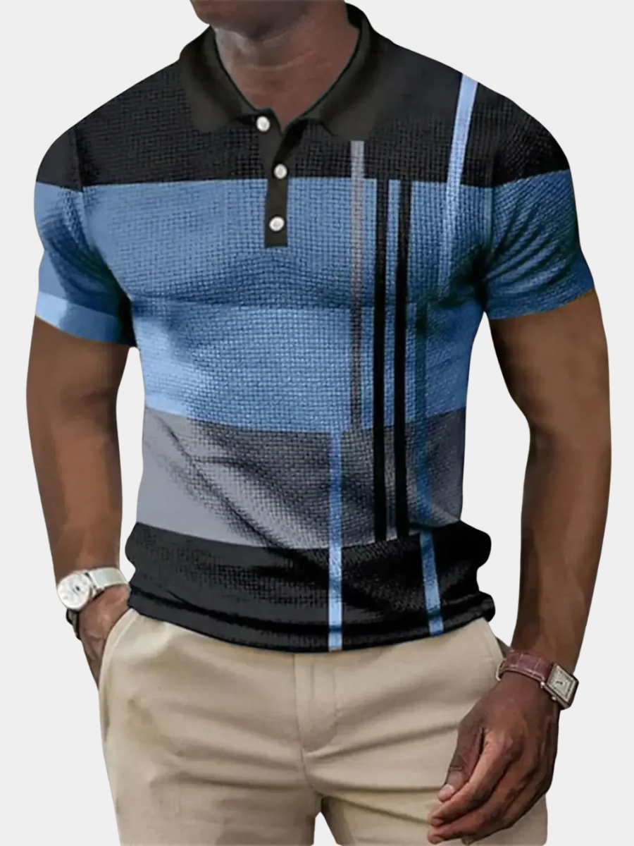 STRIPED POLO SHIRT FOR MEN