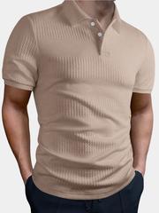 STRETCH KNIT POLO FOR MEN