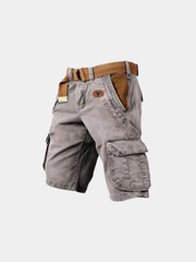 SLIM CARGO SHORTS FOR MEN