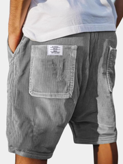RELAXED VELVET SHORTS FOR MEN