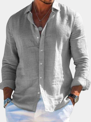 LINEN BUTTON SHIRT FOR MEN