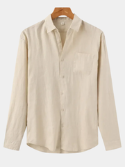 LINEN BUTTON SHIRT FOR MEN
