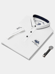 COTTON BLEND POLO FOR MEN