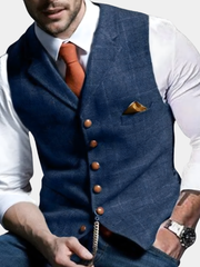 SLIM FIT VEST FOR MEN