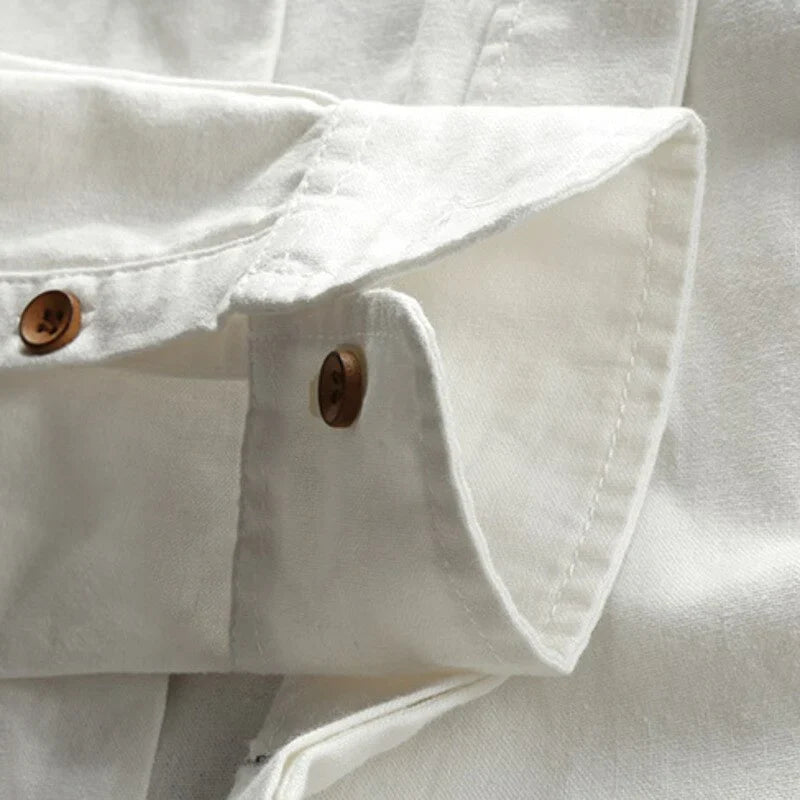 JAPANESE STAND COLLAR SHIRT FOR MEN