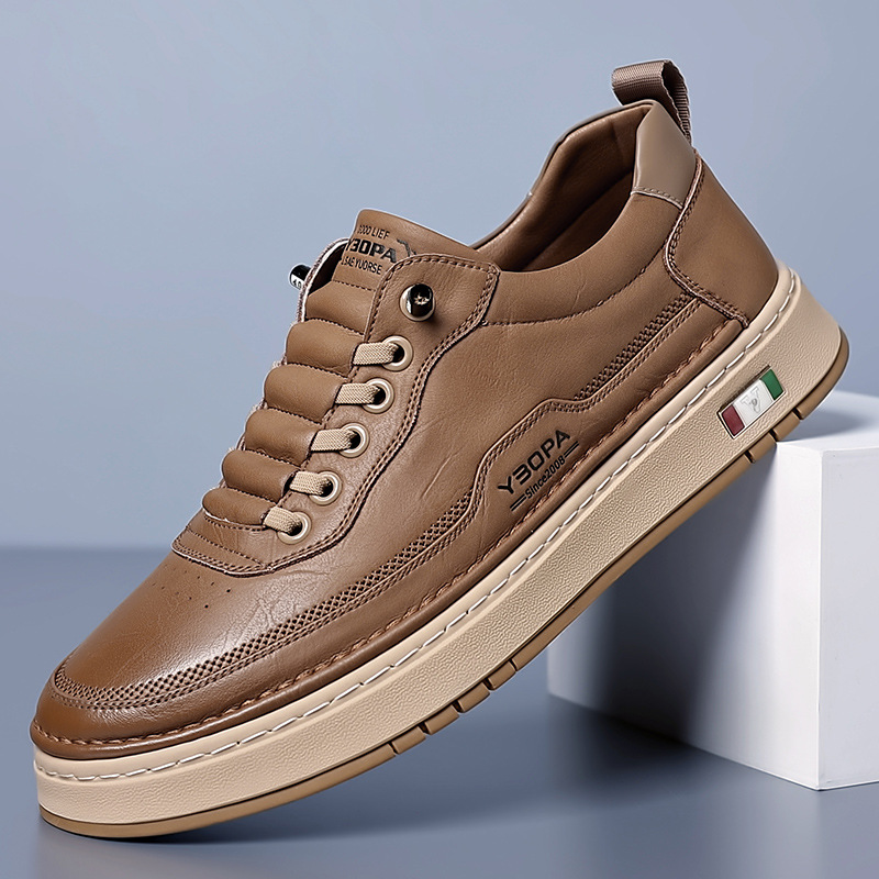GENUINE LEATHER SNEAKERS FOR MEN