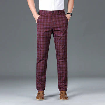 CLASSIC CHECK TROUSERS FOR MEN
