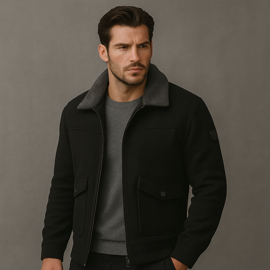 WENTWORTH LONDON | MEN'S JACKET WITH FAUX FUR