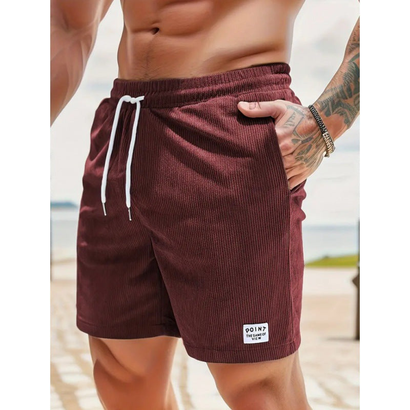 SKINNY DRAWSTRING SHORTS FOR MEN