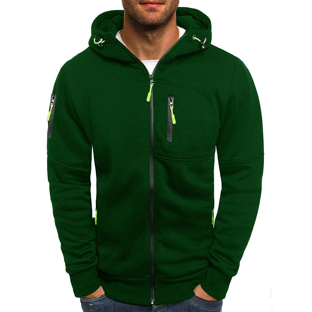 FITTED POCKET HOODIE FOR MEN