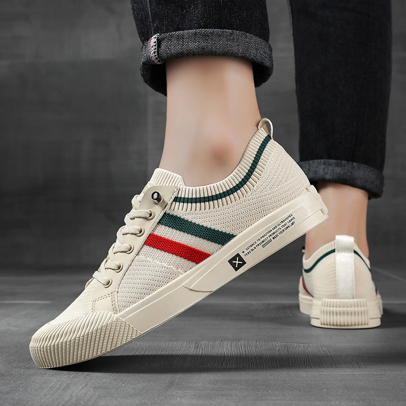 MESH LACE-UP SNEAKERS FOR MEN