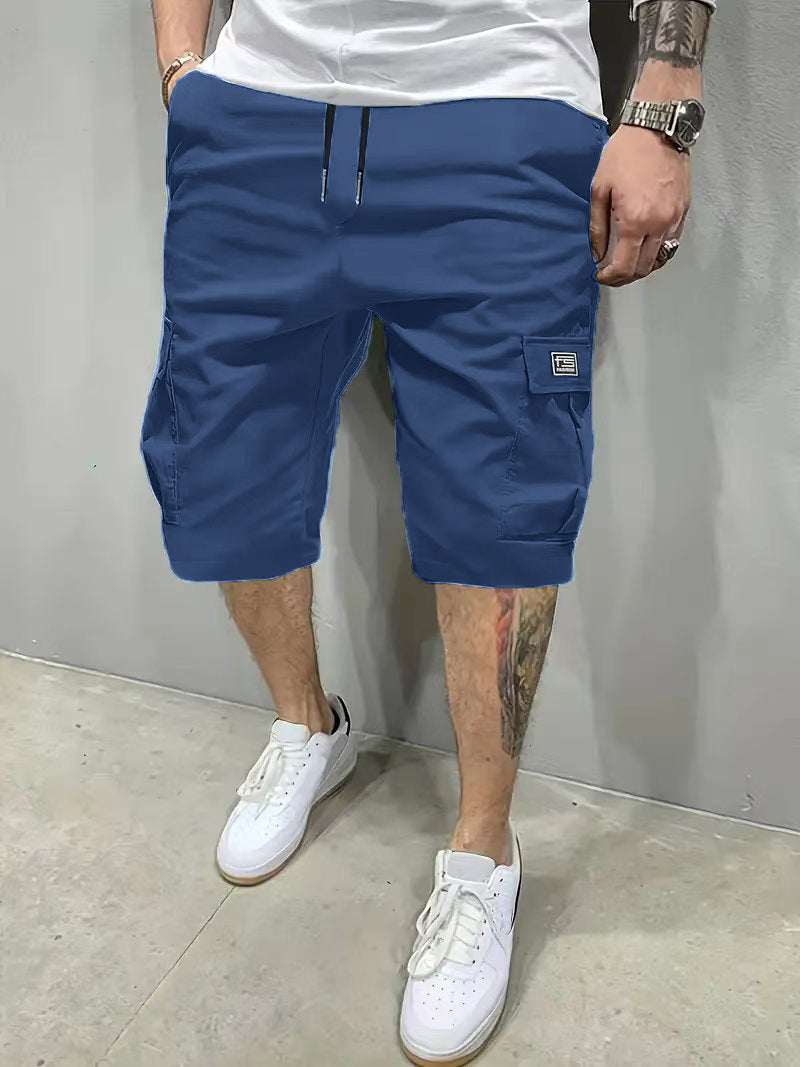 STRAIGHT LEG CARGO SHORTS FOR MEN