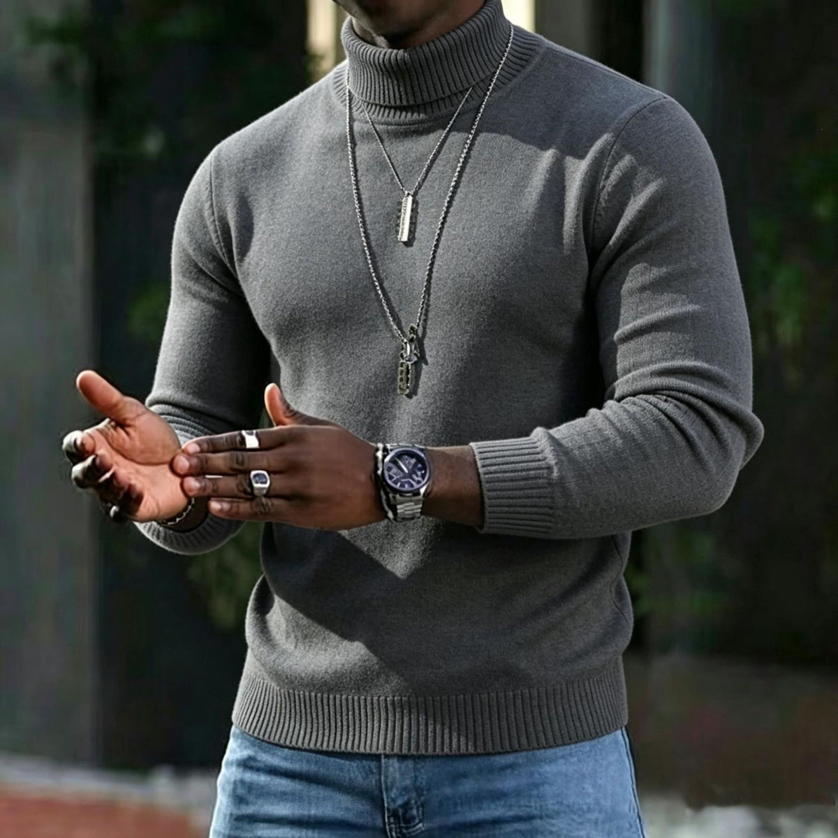 TURTLENECK SWEATER FOR MEN