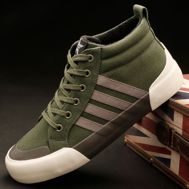 CANVAS HIGH TOP SNEAKERS FOR MEN