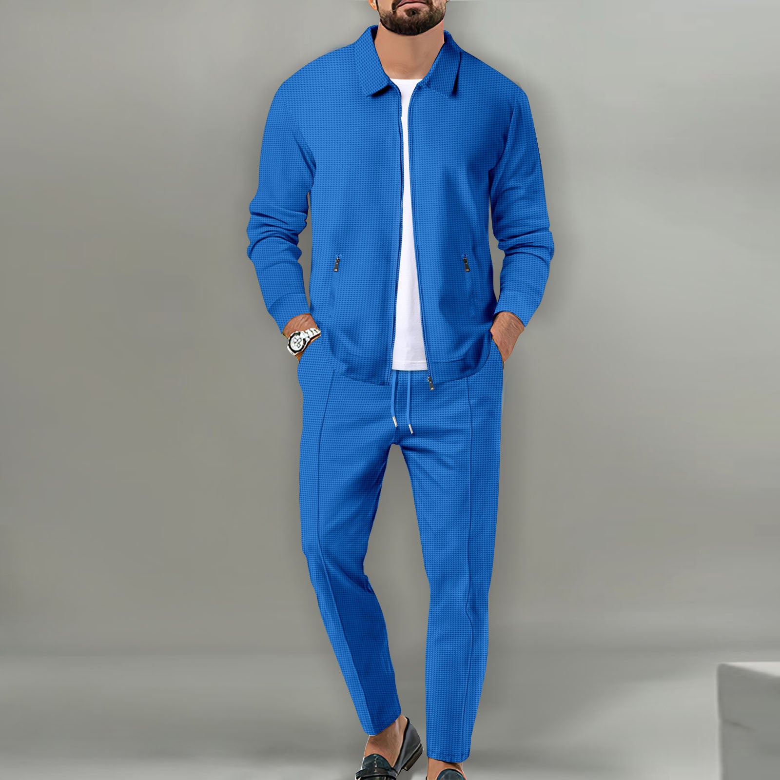 SLIM COTTON SUIT FOR MEN