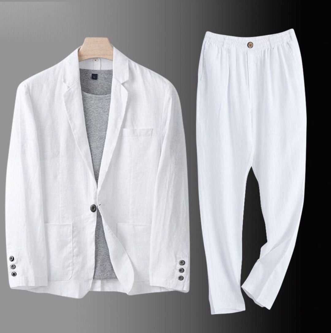 LINEN TWO PIECE SET FOR MEN
