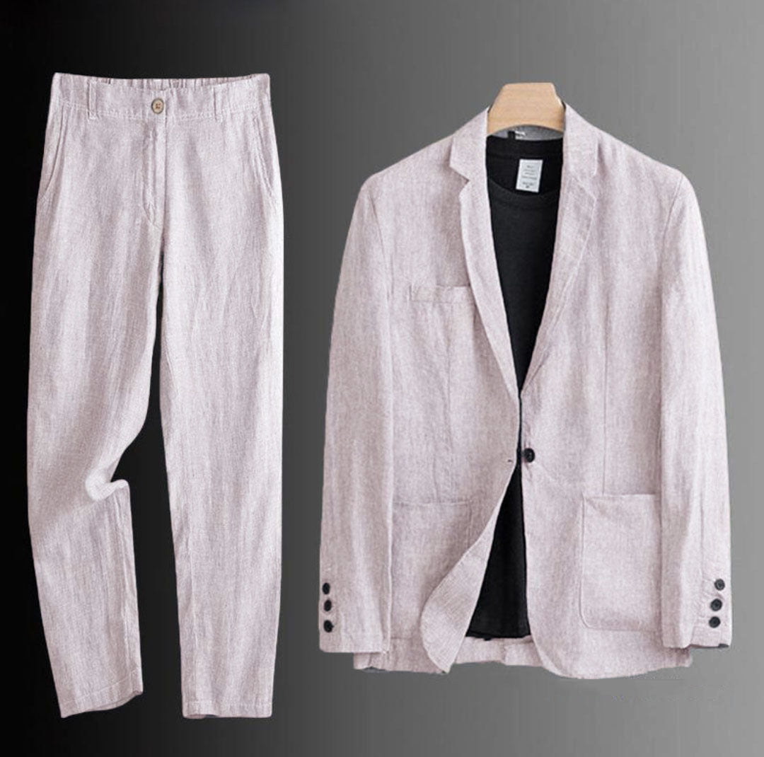 LINEN TWO PIECE SET FOR MEN