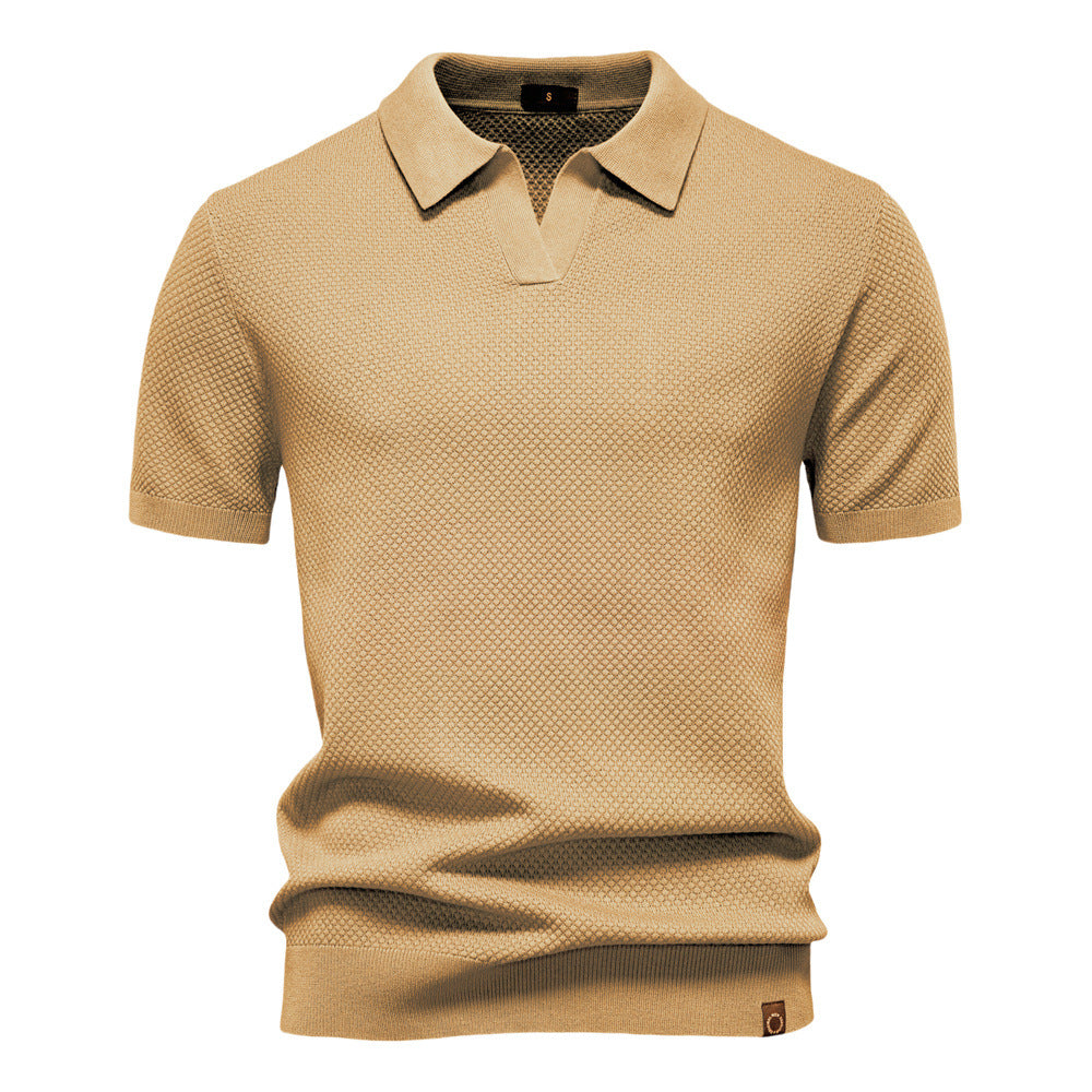 OPEN-COLLAR POLO FOR MEN