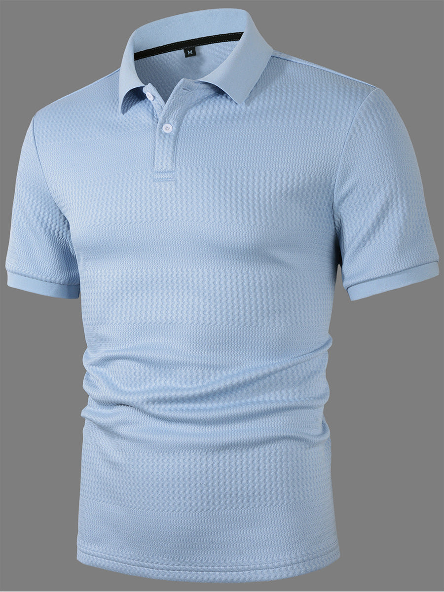 STRETCH KNIT POLO FOR MEN