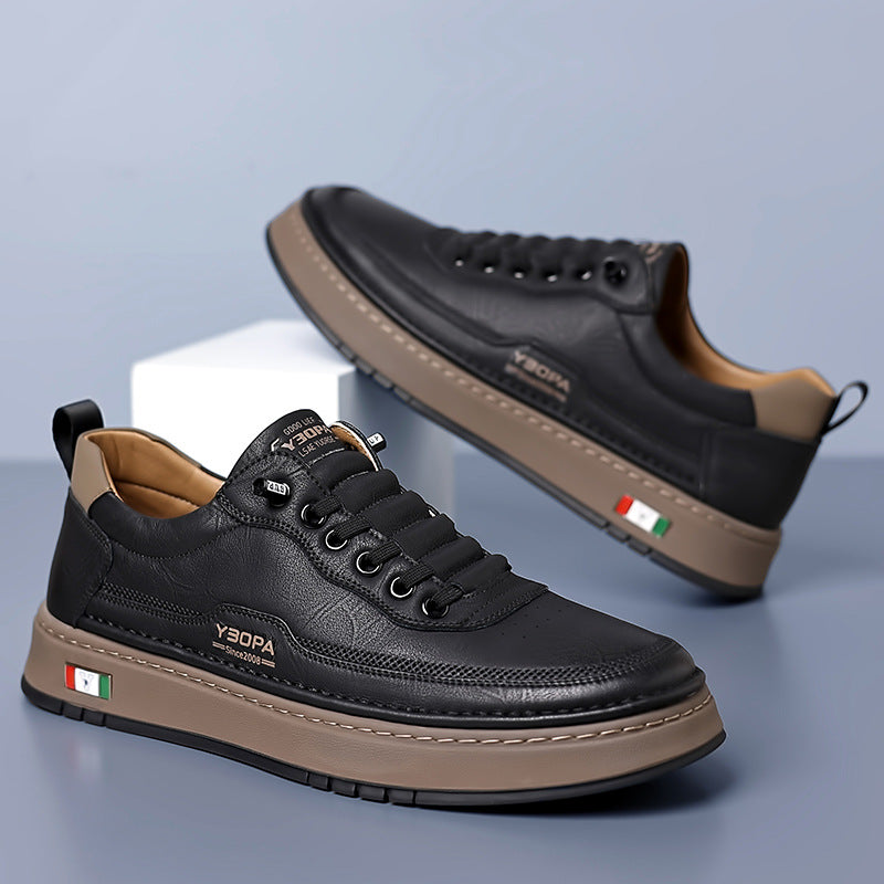 GENUINE LEATHER SNEAKERS FOR MEN