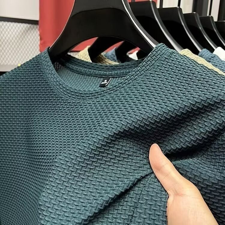 STRETCH KNIT T-SHIRT FOR MEN