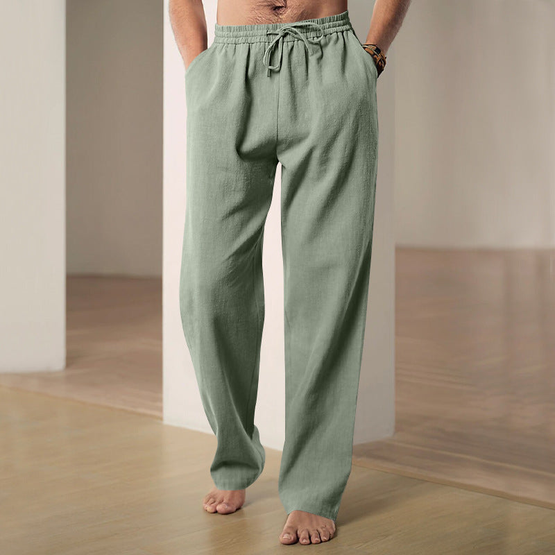 SUMMER LINEN TROUSERS FOR MEN