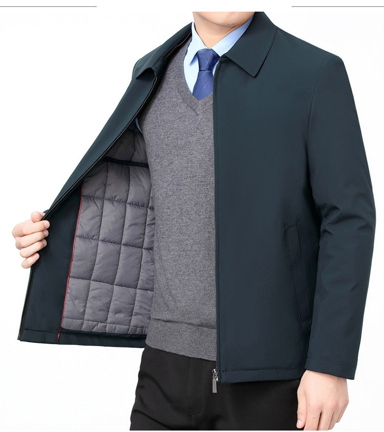 THICK LAPEL JACKET FOR MEN