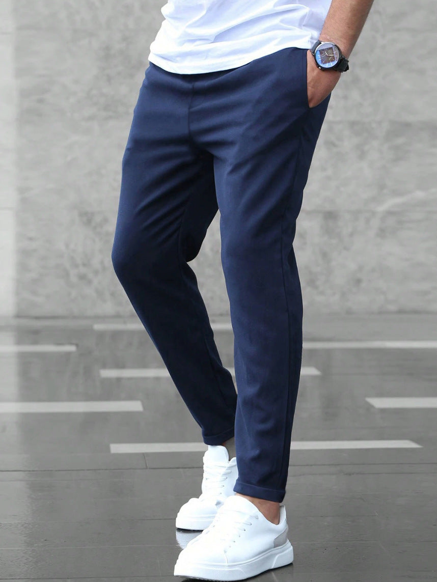 MODERN FIT STRETCH TROUSERS FOR MEN