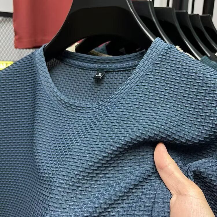 STRETCH KNIT T-SHIRT FOR MEN