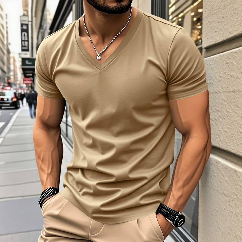 V-NECK SHIRT FOR MEN