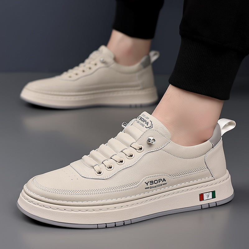 GENUINE LEATHER SNEAKERS FOR MEN