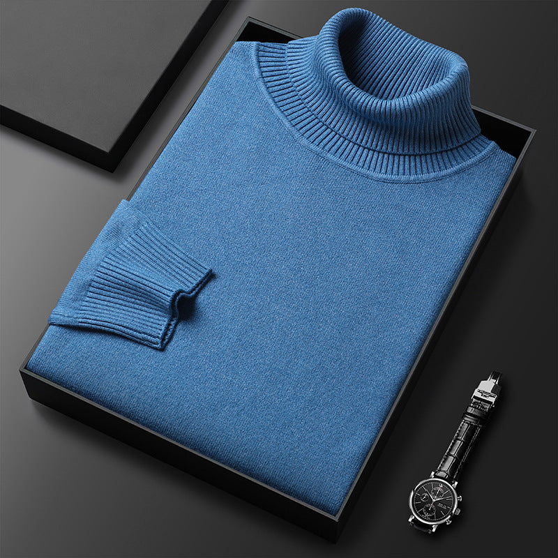 TEXTURED TURTLENECK KNIT FOR MEN