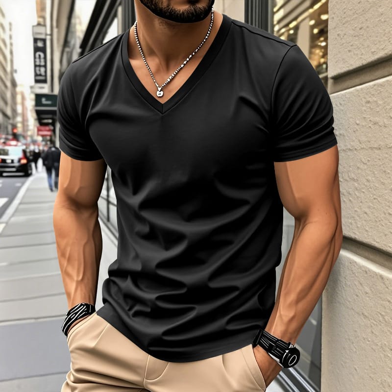 V-NECK SHIRT FOR MEN