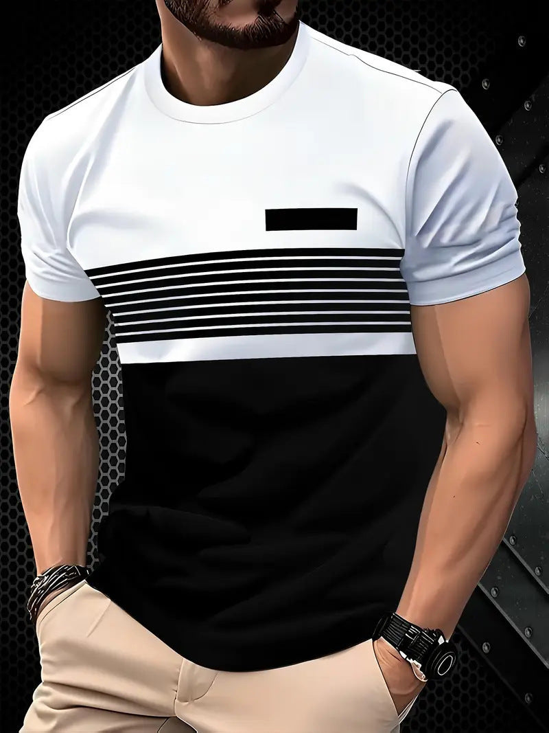 STRIPED T-SHIRT FOR MEN