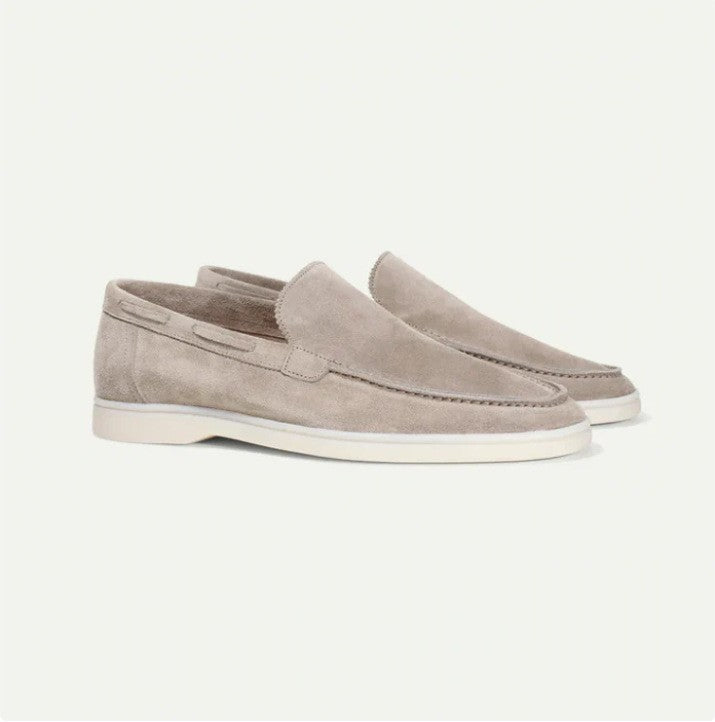 CALF SUEDE LOAFERS FOR MEN