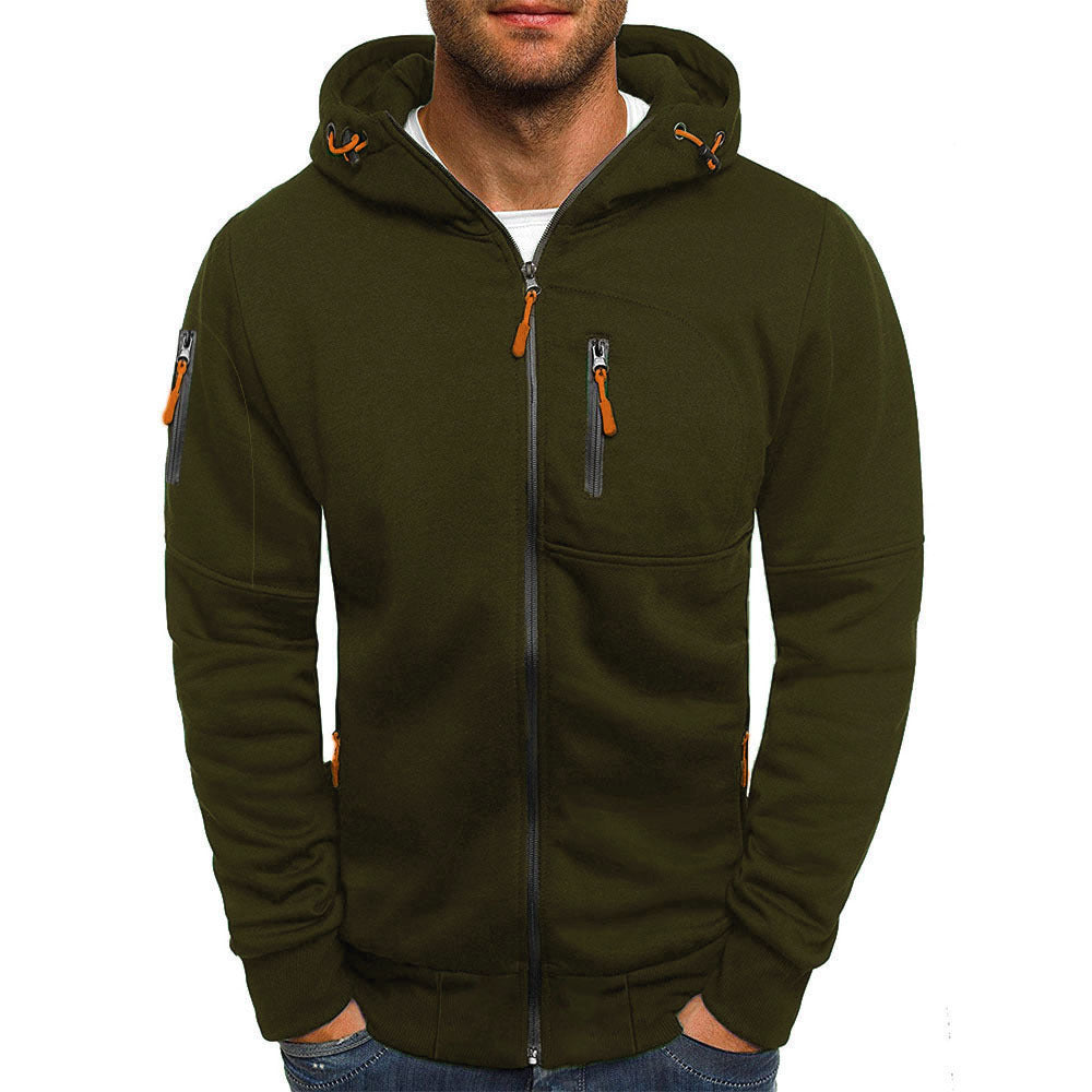 FITTED POCKET HOODIE FOR MEN